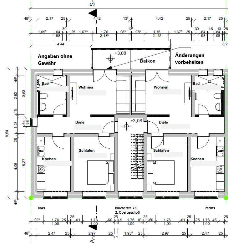 Blücherstr. 73, 2. OG