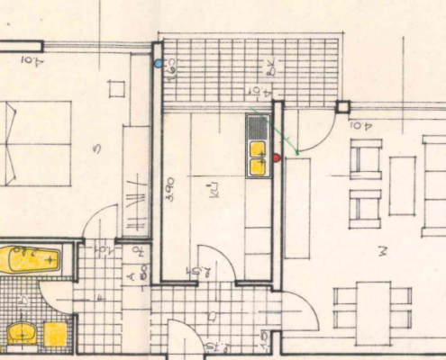 Wewo 3, Mittlere Wohnung